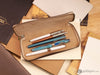 Shibui Single Pen Case (Veg Tanned) in Choco Brown Pen Cases