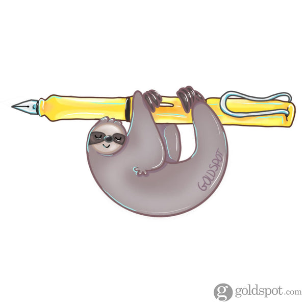 Sloth Pen Hug Sticker Sticker