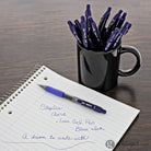 Staples Aura Gel Pens in Blue - 0.7mm - Pack of 12 Gel Pen