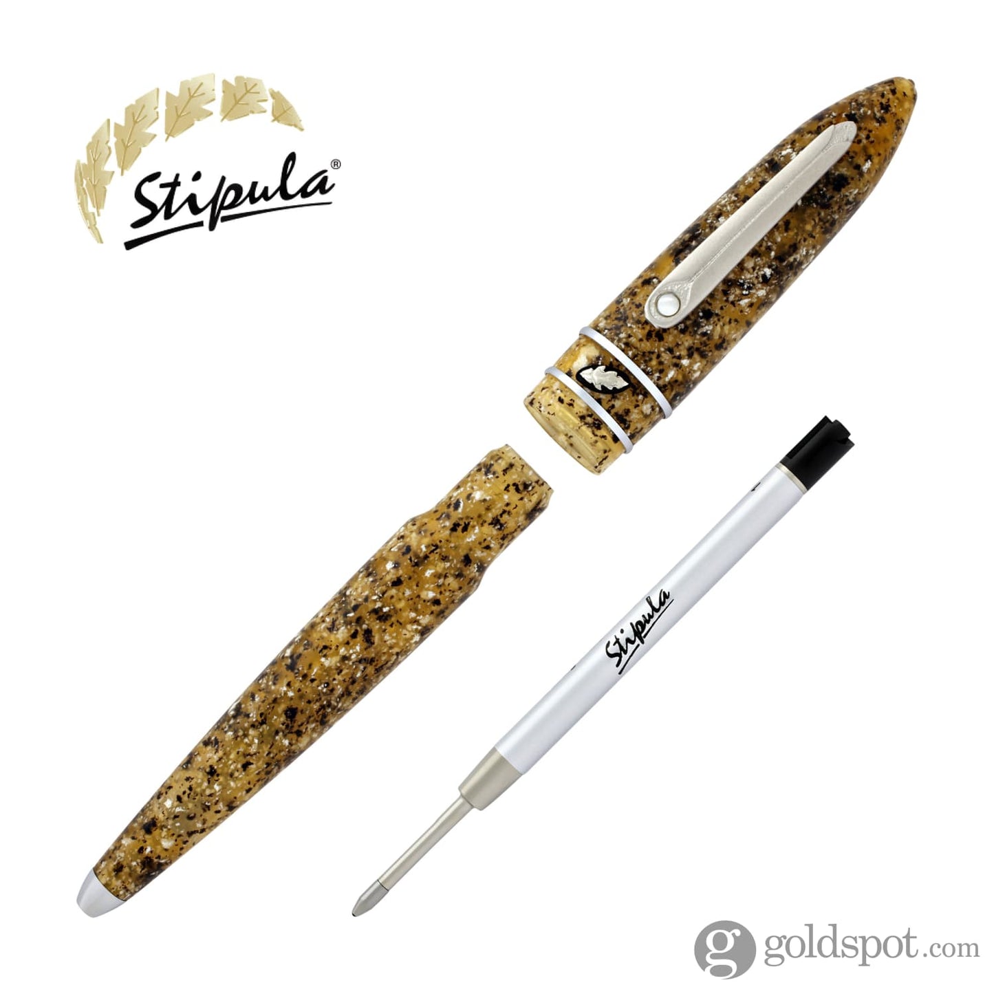 Stipula Model-T Ballpoint Pen in Sand Resin Ballpoint Pen