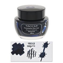 Taccia Bottled Ink in Aoguro Blue-Black - 40 mL