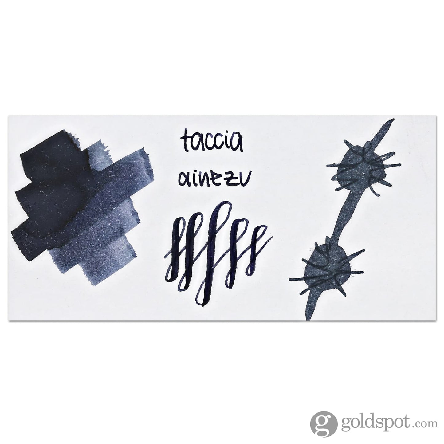 Taccia Ukiyo-e Fountain Pen Ink II in Hiroshige-Ainezu (Blue Gray) - 40mL Bottled Ink