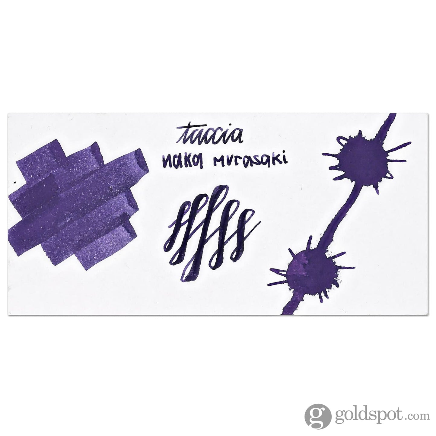 Taccia Ukiyo-e Fountain Pen Ink II in Hiroshige-Nakamurasaki (Red Purple) - 40mL Bottled Ink