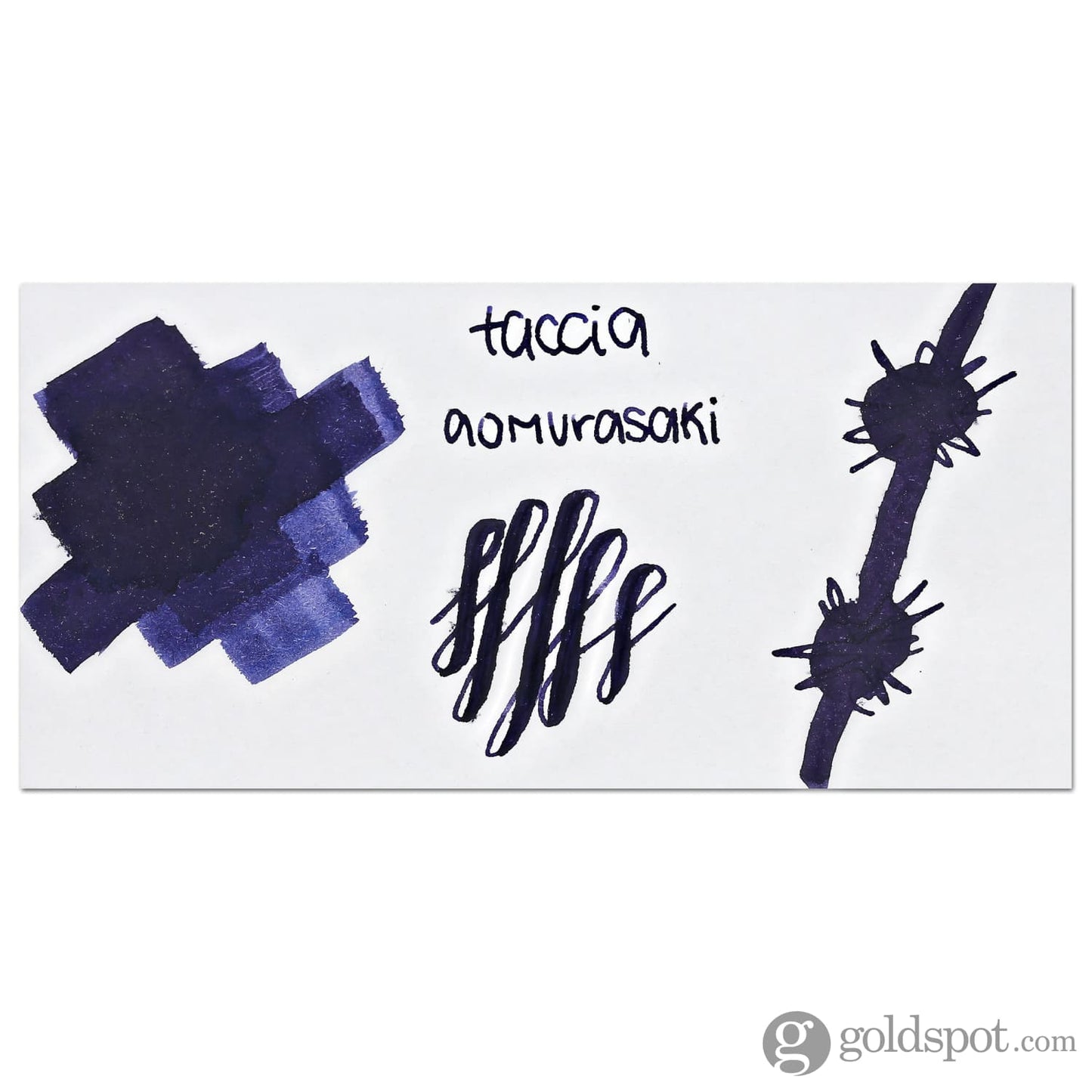Taccia Ukiyo-e Fountain Pen Ink II in Utamaro-Aomurasaki (Blue Purple) - 40mL Bottled Ink