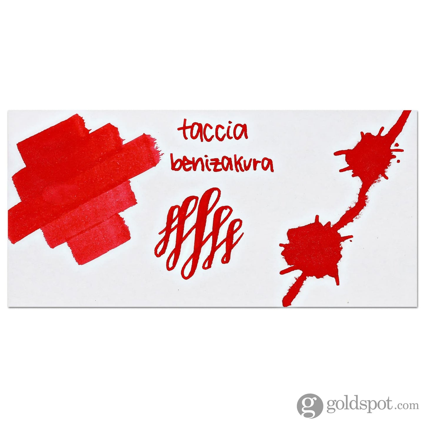 Taccia Ukiyo-e Fountain Pen Ink II in Utamaro-Benizakura (Crimson Cherry Blossom) - 40mL Bottled Ink