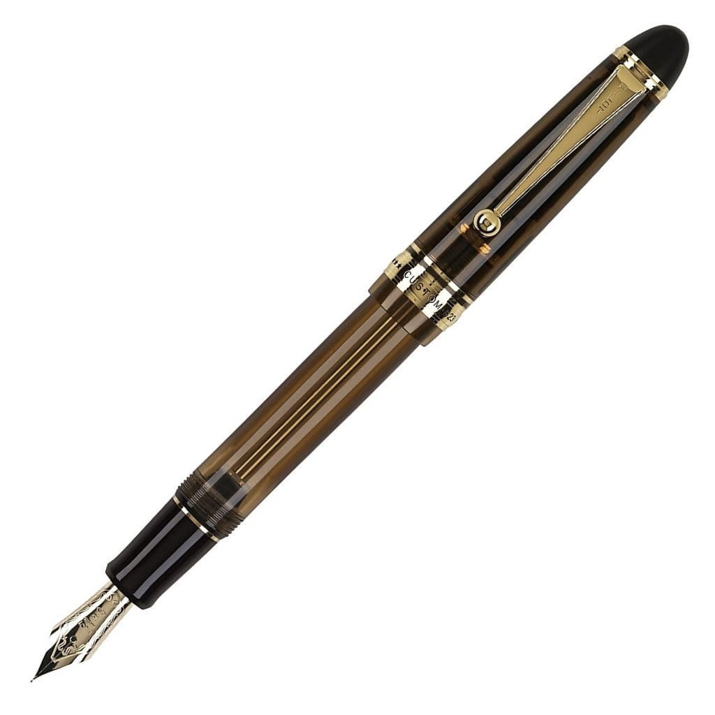 Pilot Custom 823 amber fountain pen