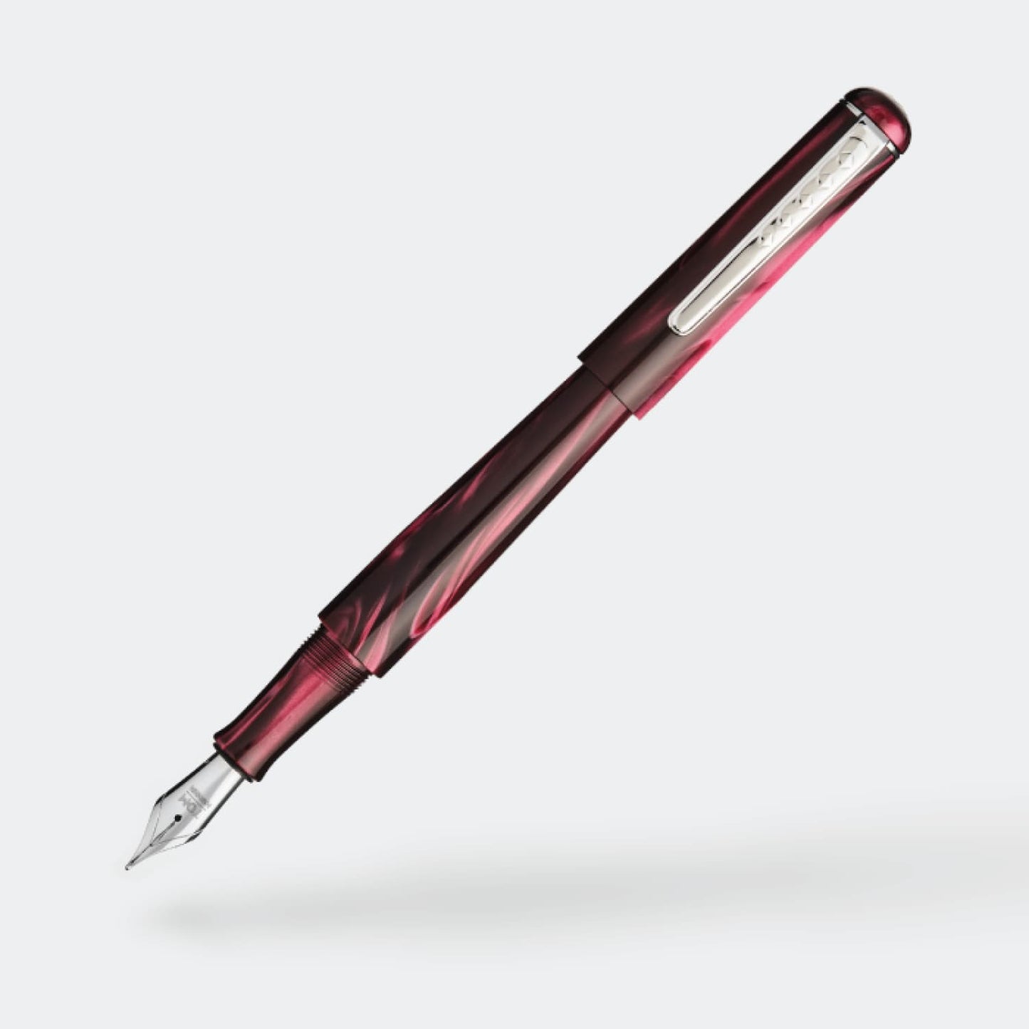 Tom Hessin Charles Fountain Pen in Castle Claret Fountain Pen