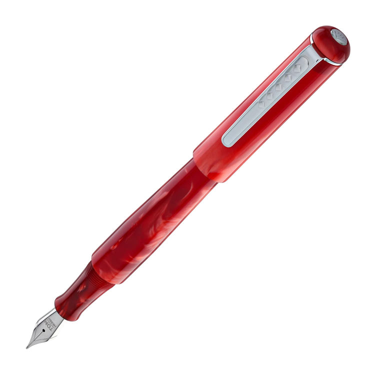 Tom Hessin Charles Fountain Pen in Exhibition Red Fountain Pen