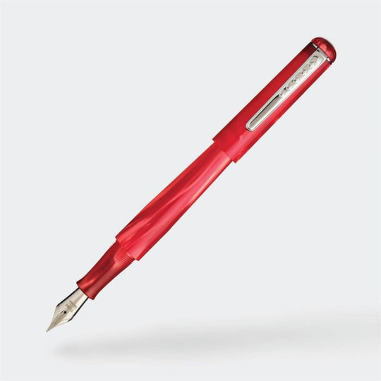 Tom Hessin Charles Fountain Pen in Exhibition Red