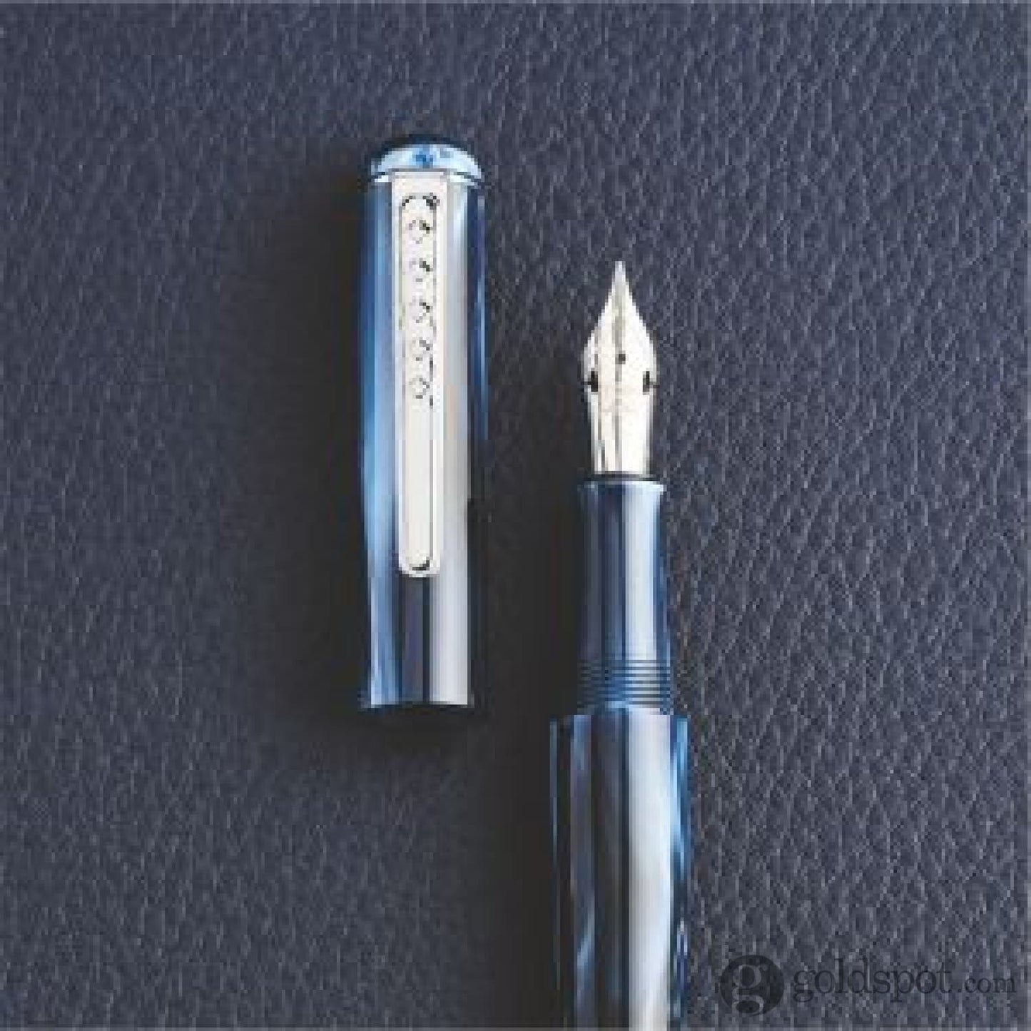 Tom Hessin Charles Fountain Pen in Signature Blue Fountain Pen