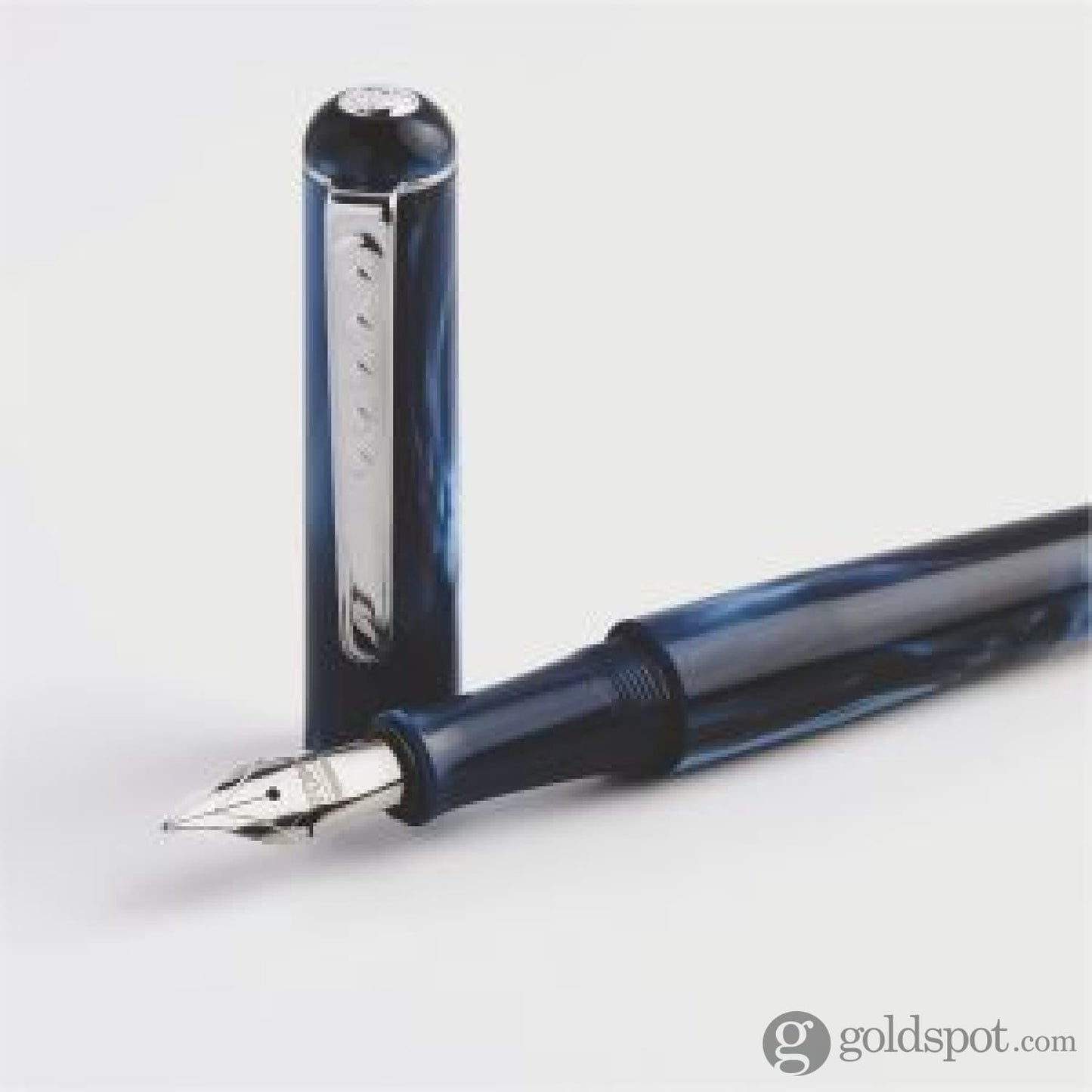 Tom Hessin Charles Fountain Pen in Signature Blue Fountain Pen