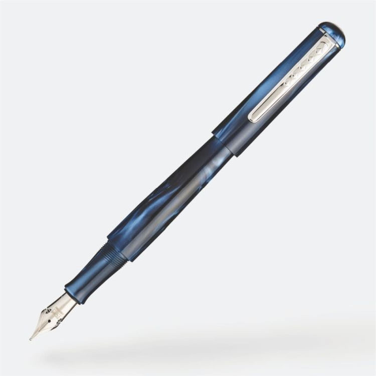 Tom Hessin Charles Fountain Pen in Signature Blue Fountain Pen