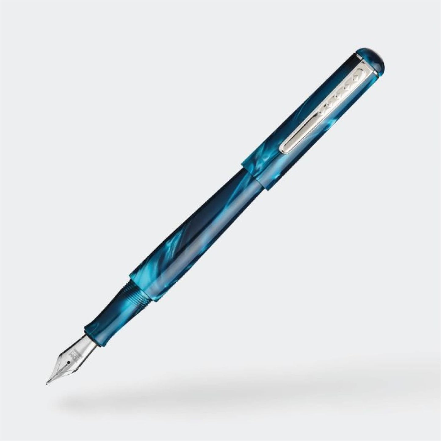 Tom Hessin Charles Fountain Pen in Thames Blue Fountain Pen