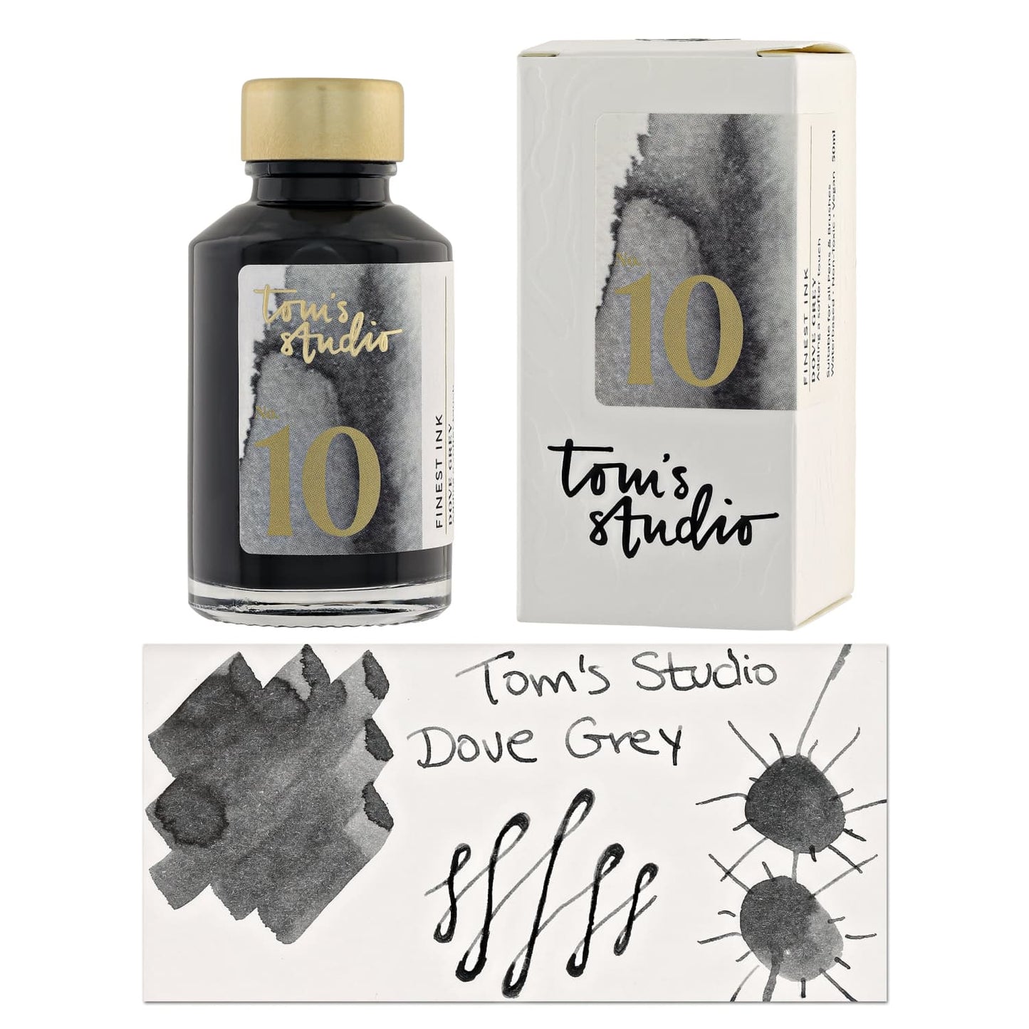 Tom’s Studio Bottled Ink in Dove Grey - 50ml Bottled Ink