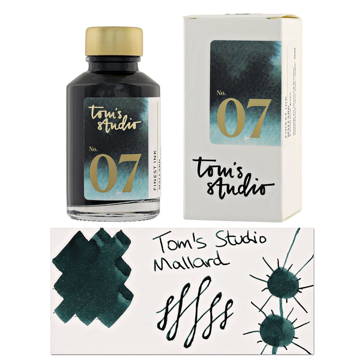 Tome Ink Tom's Studio Bottled Ink in Mallard - 50ml - Goldspot Pens