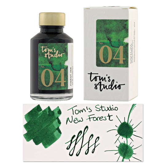 Tom's Studio Bottled Ink in New Forest Green - 50ml