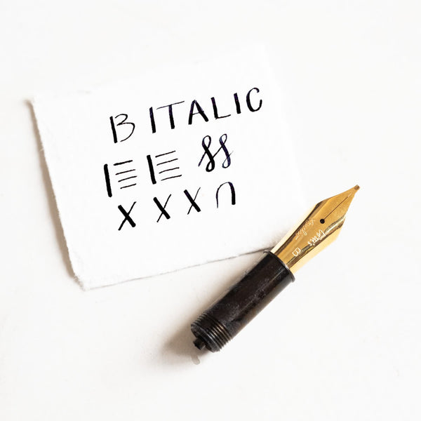 Tom’s Studio Fountain Pen Nib in Cursive Italic Fountain Pen Replacement Nib
