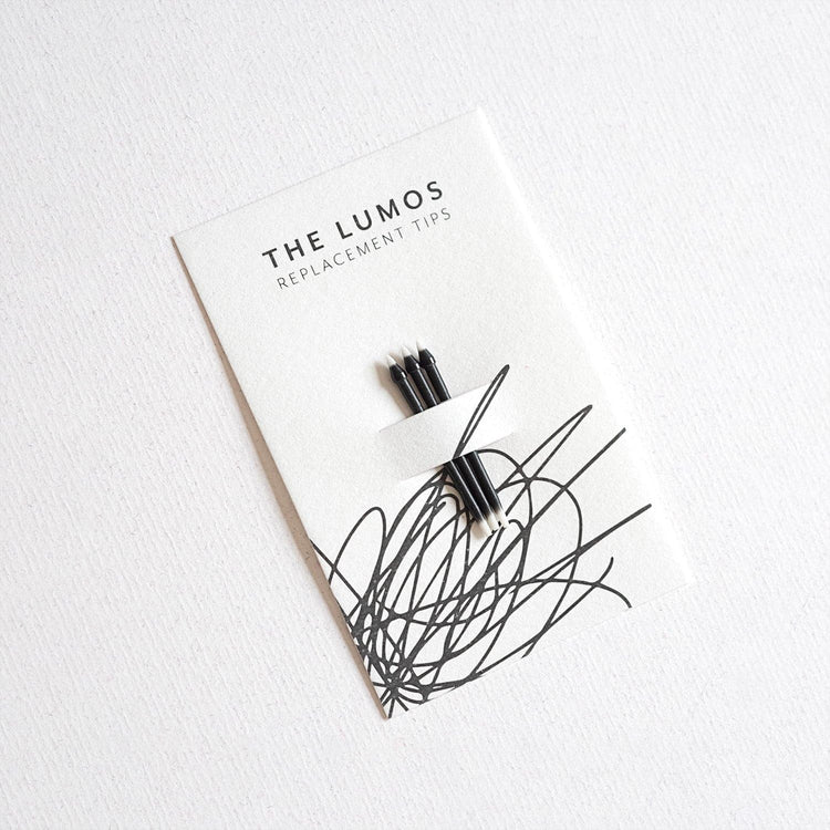 Tom’s Studio Lumos 0.5 Writing Replacement Tips - Pack of 3 Fountain Pen Replacement Nib