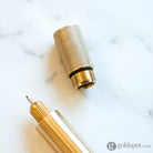 Tom’s Studio Lumos Pro Refillable Duo Tip Pen in Brass - Special Edition Felt Tip and Fineliner