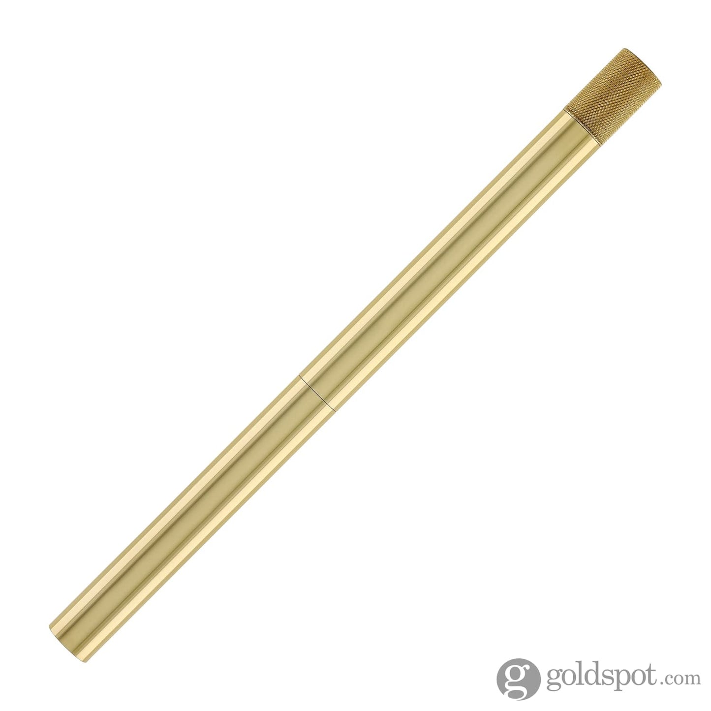 Tom’s Studio Lumos Pro Refillable Duo Tip Pen in Brass - Special Edition Felt Tip and Fineliner