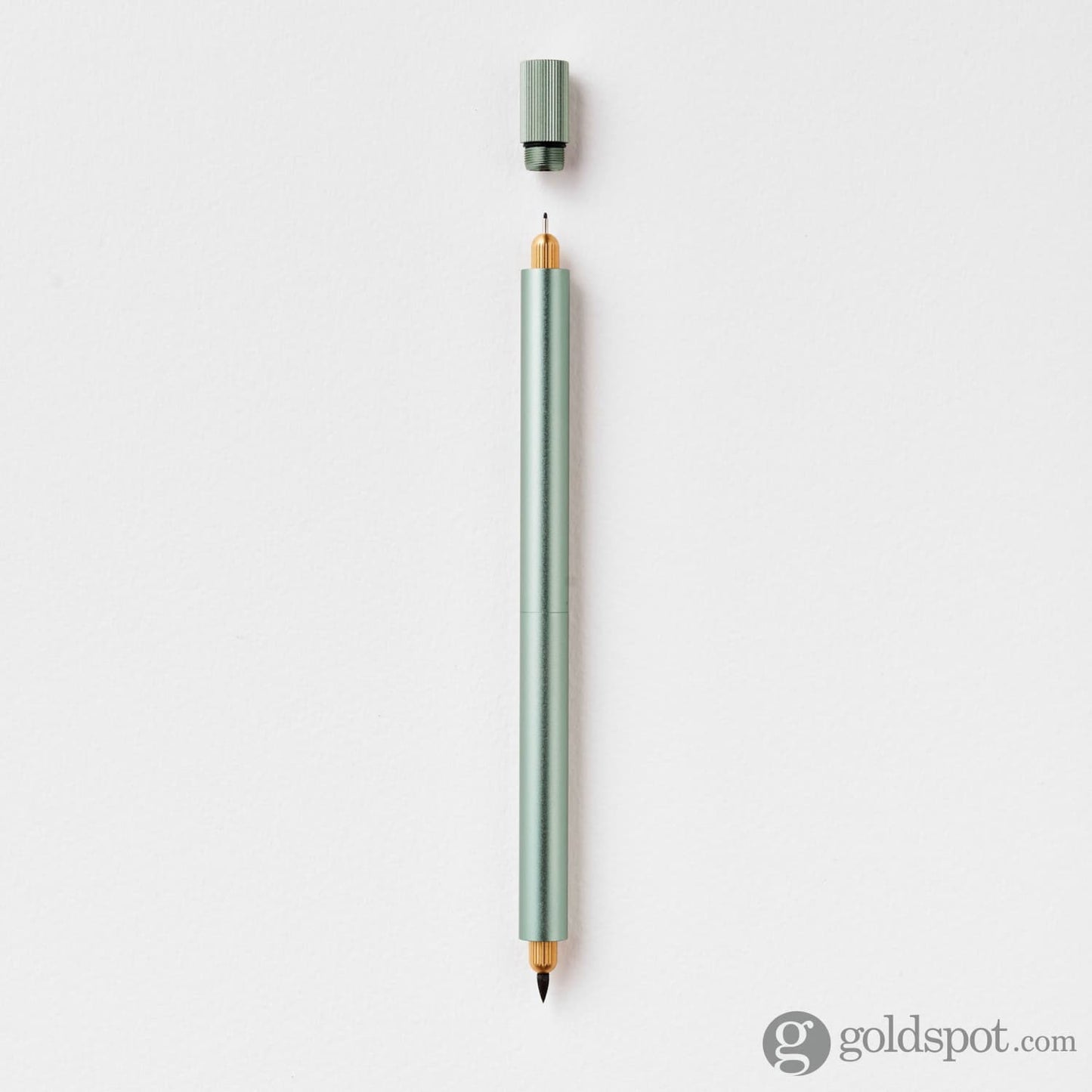 Tom’s Studio Lumos Pro Refillable Duo Tip Pen in Sage Felt Tip and Fineliner