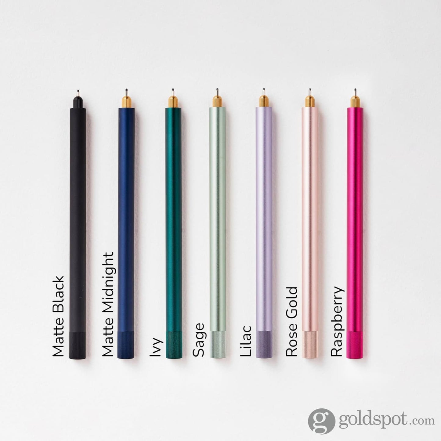 Tom’s Studio Lumos Pro Refillable Single Tip Pen in All Black Felt Tip and Fineliner