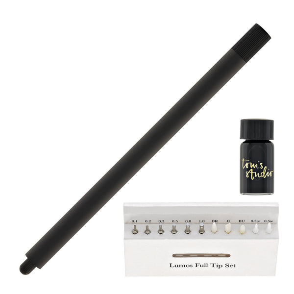 Stylo Multifonction Tom's Studio Lumos Pro - 11 Pointes Rechargeables Pour Dessin Et écriture | Inclus Encre Et Réservoir - 4