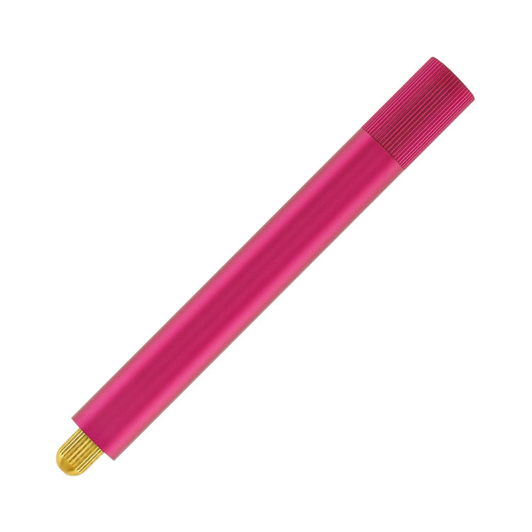Tom’s Studio Lumos Refillable Mini Single Tip Pen in Raspberry Felt Tip and Fineliner