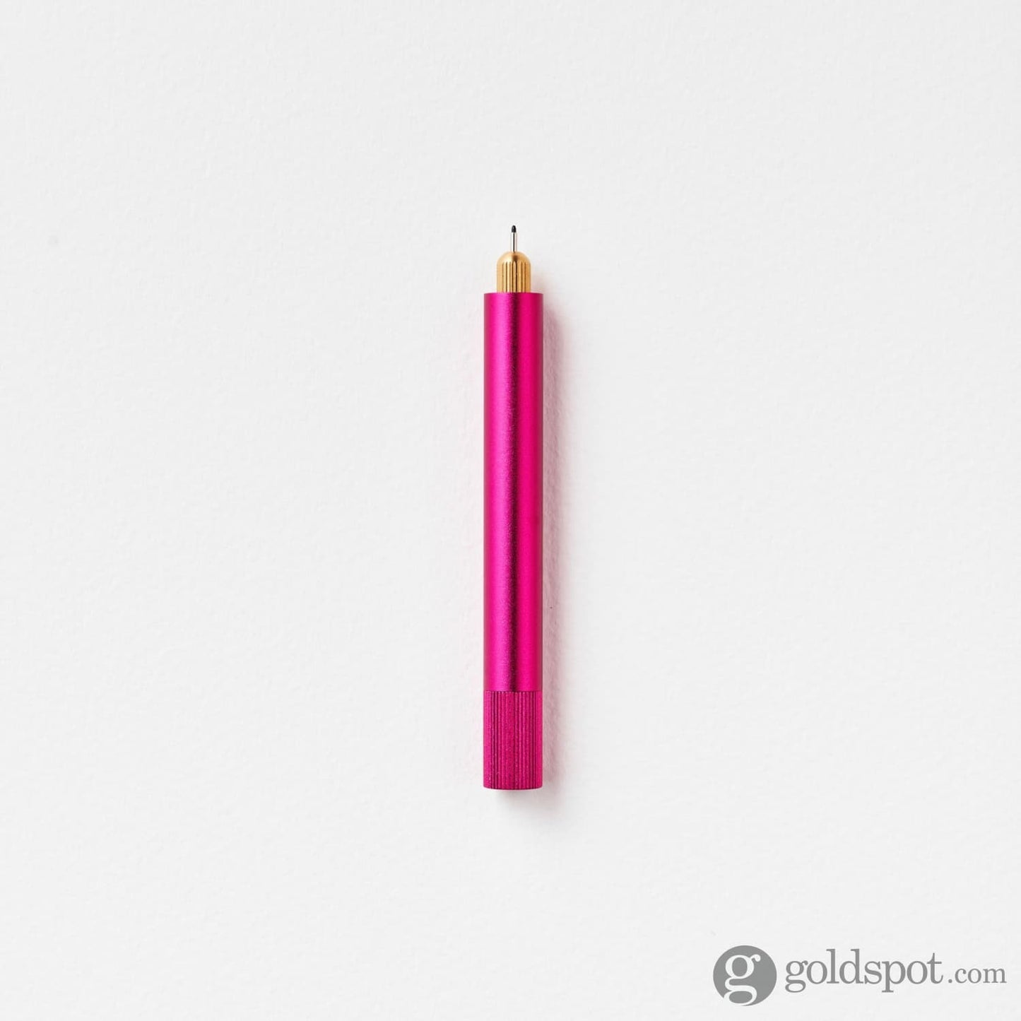 Tom’s Studio Lumos Refillable Mini Single Tip Pen in Raspberry Felt Tip and Fineliner