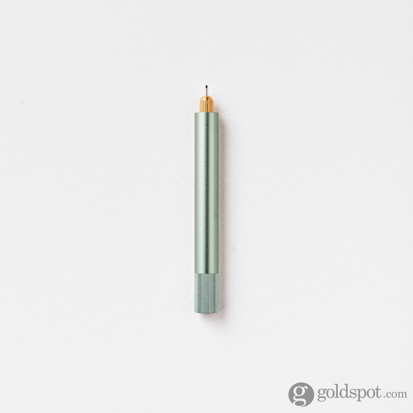 Tom’s Studio Lumos Refillable Mini Single Tip Pen in Sage Felt Tip and Fineliner