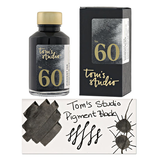 Tom's Studio Bottled Ink in Pigment Black - 50ml