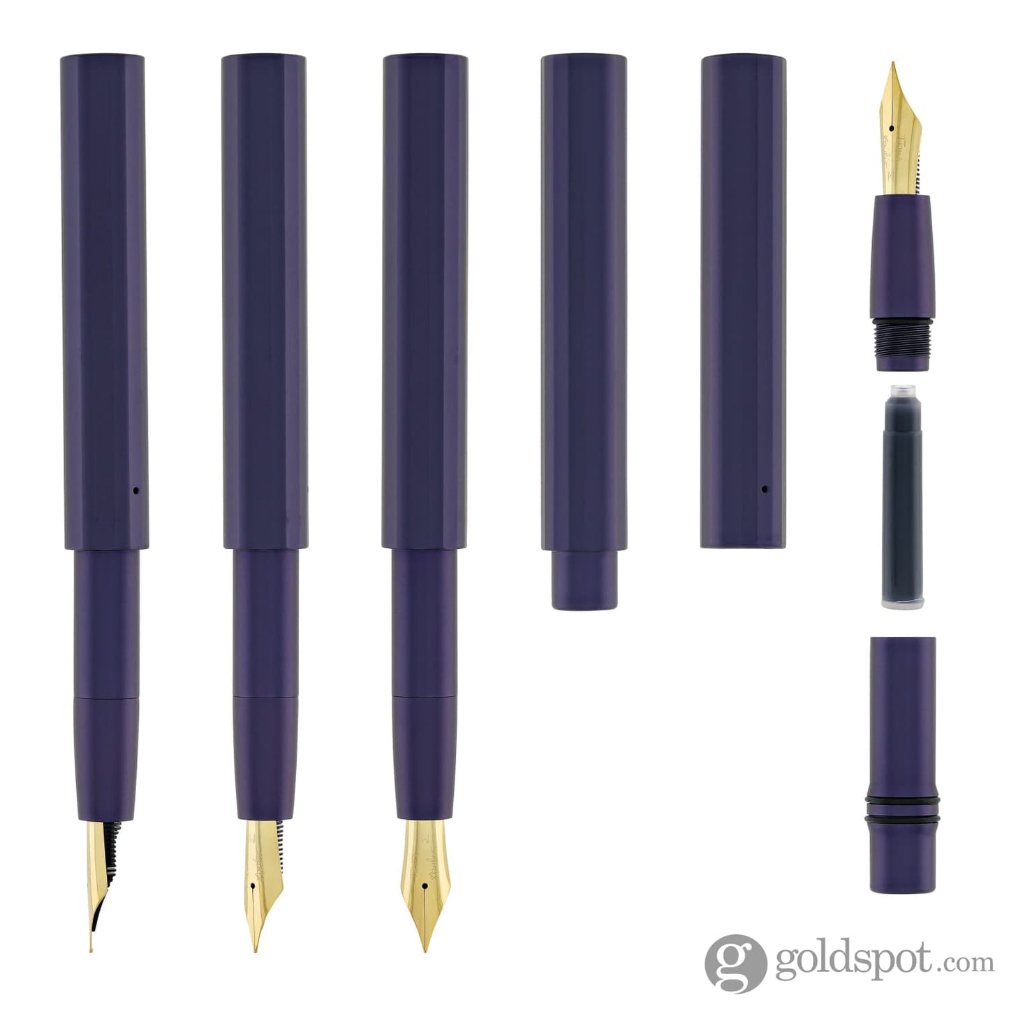 Tom’s Studio Pocket Fountain Pen V2 in Iris Fountain Pen