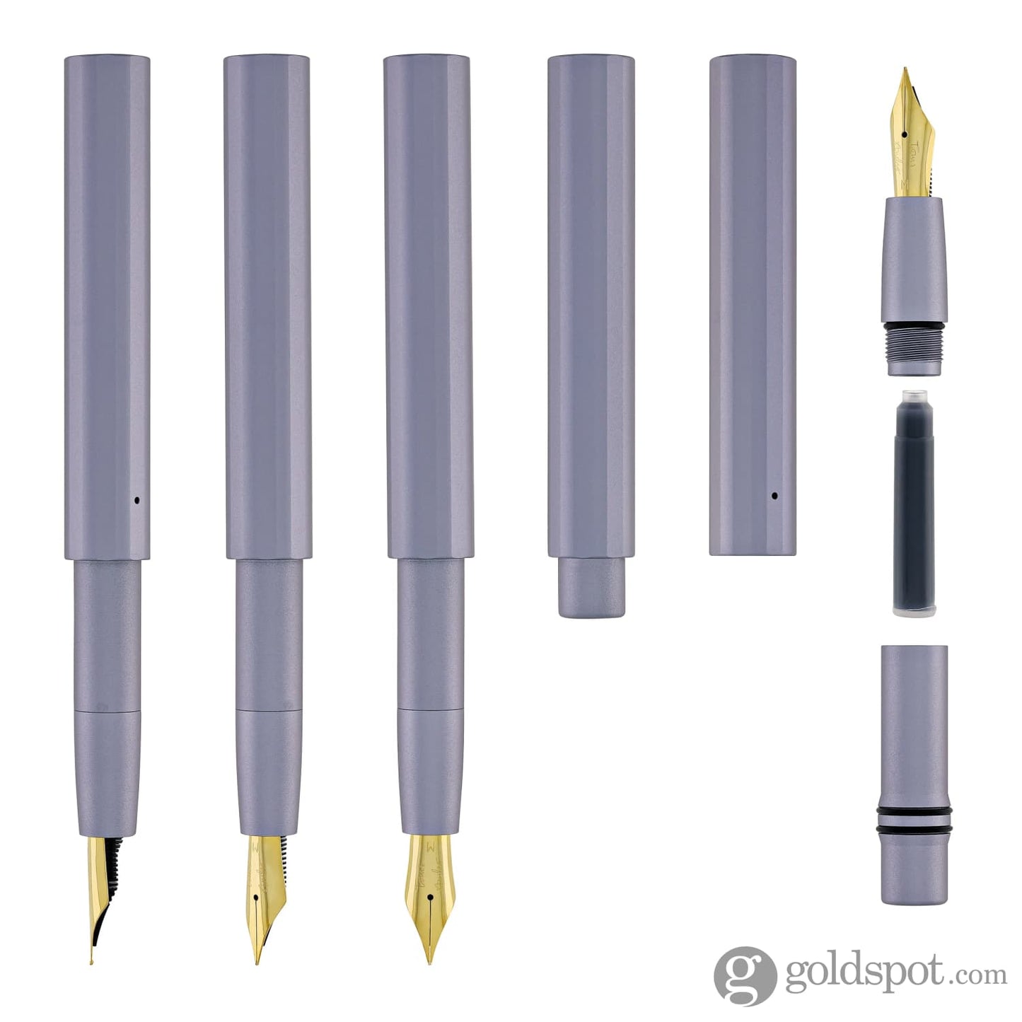 Tom’s Studio Pocket Fountain Pen V2 in Wisteria Fountain Pen