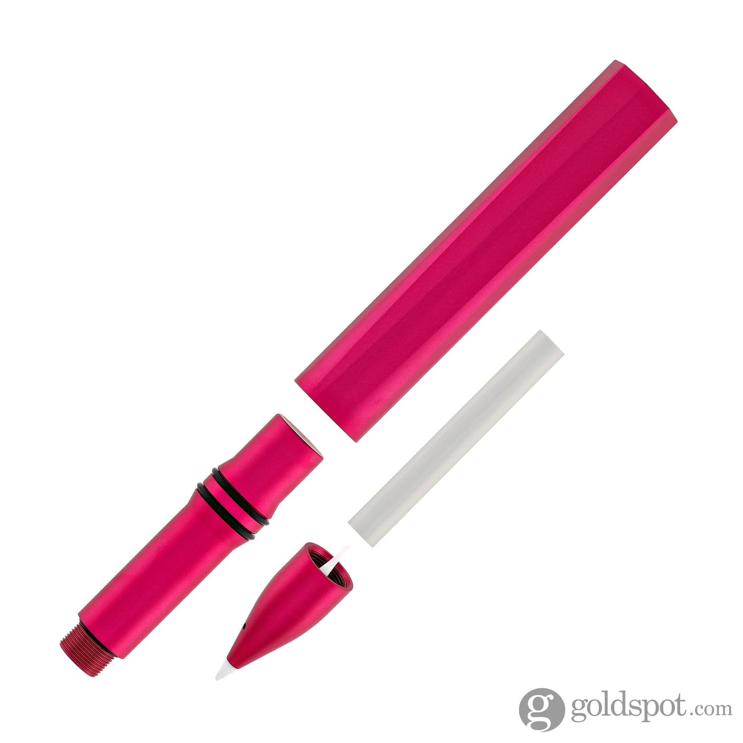 Tom’s Studio Wren Refillable Writing Pen in Raspberry Felt Tip and Fineliner