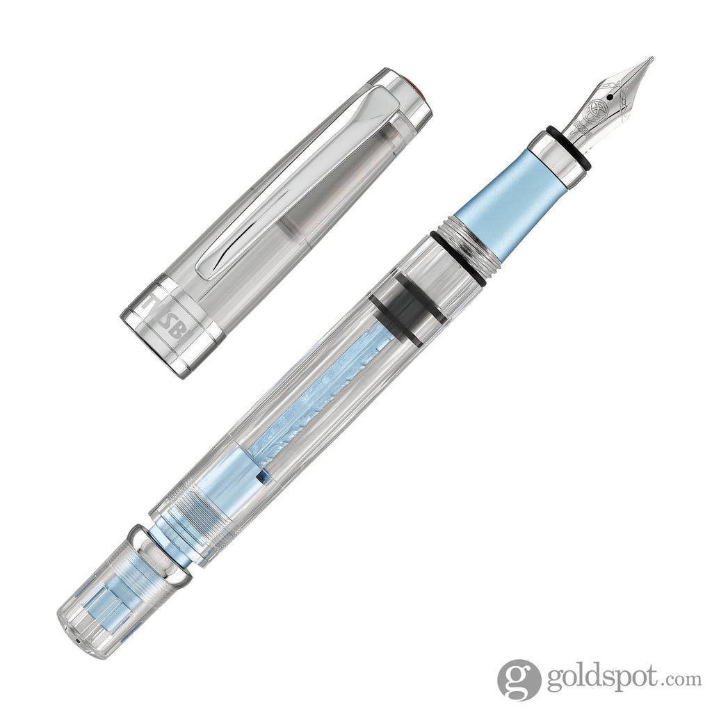 TWSBI Diamond 580AL Fountain Pen in Iceberg Blue - Goldspot Pens