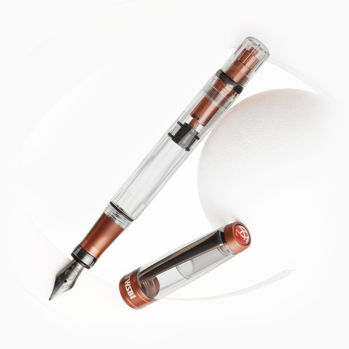 TWSBI Diamond 580ALR Fountain Pen in Affogato with Onyx Fountain Pen