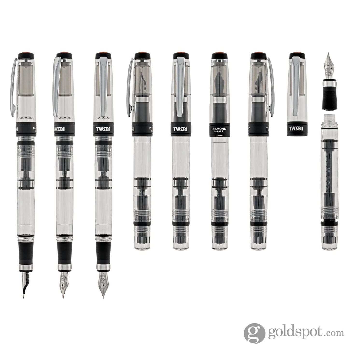 TWSBI Diamond 580ALR Fountain Pen in Black Fountain Pen