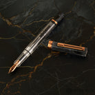TWSBI Eco Fountain Pen in Black Marble with Bronze Fountain Pen