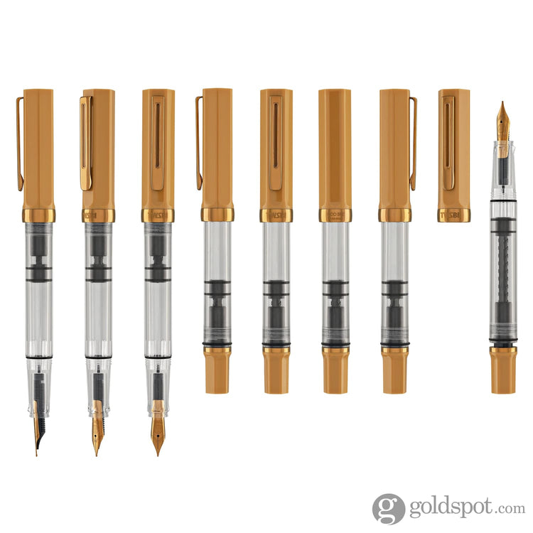 TWSBI Eco Fountain Pen in Caffè with Bronze Trim Fountain Pen