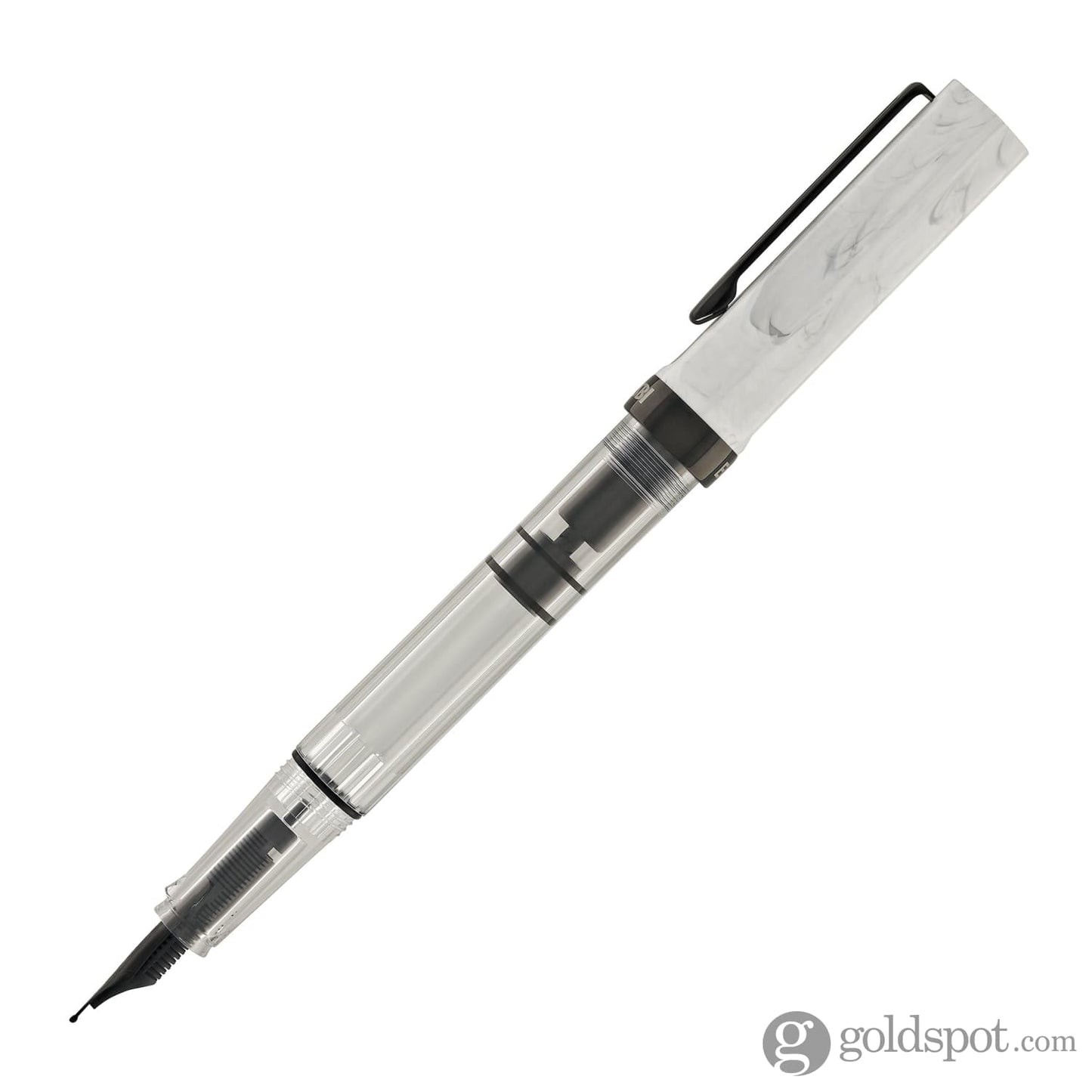 Twsbi ECO Fountain Pen in Carrara with Onyx Fountain Pen