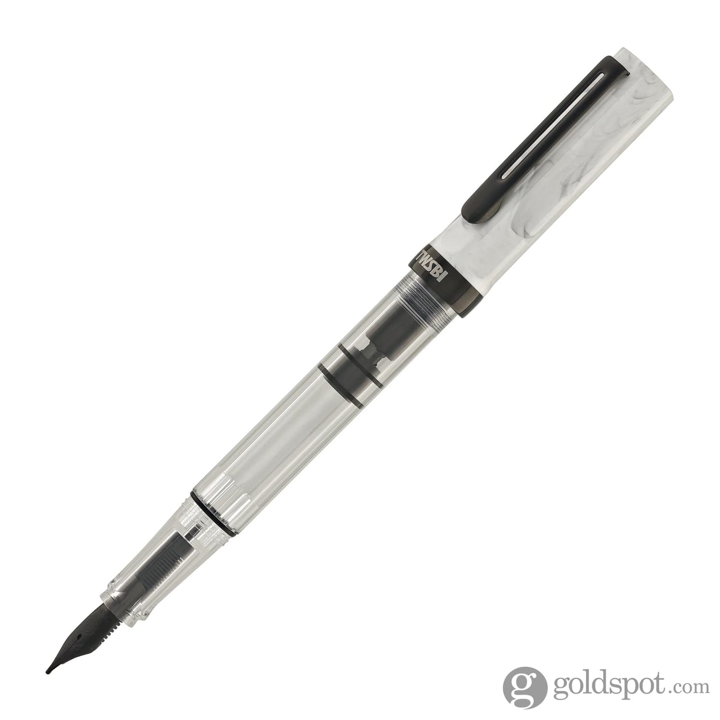 Twsbi ECO Fountain Pen in Carrara with Onyx Fountain Pen