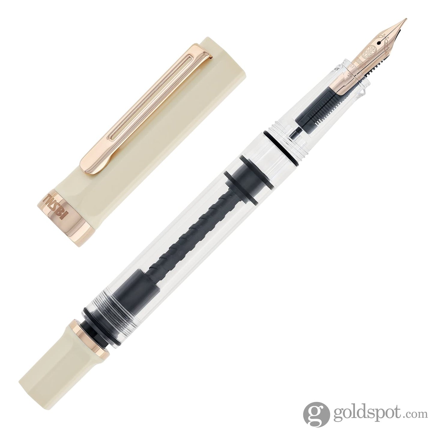 TWSBI Eco Fountain Pen in Créme with Rosegold Trim Fountain Pen
