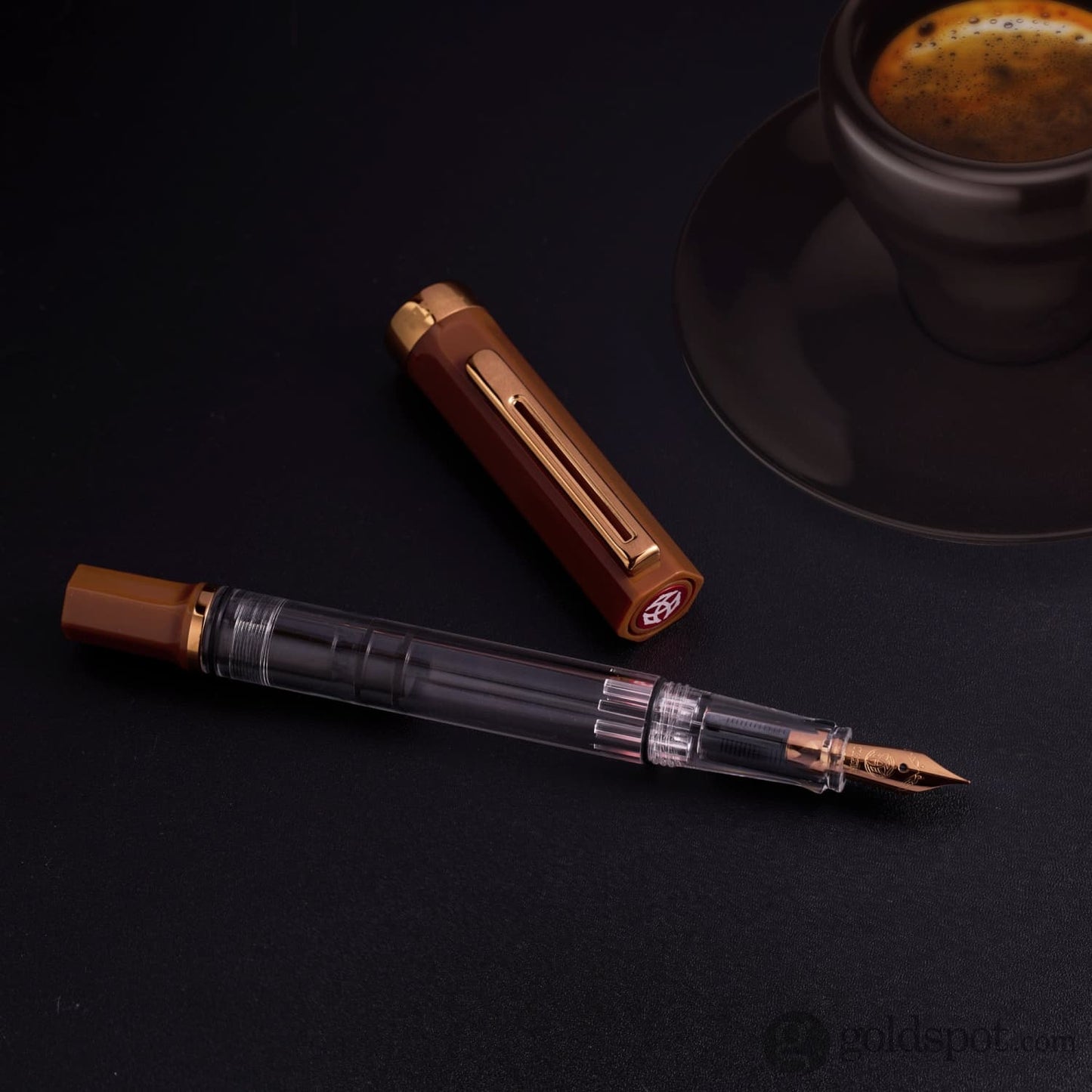 TWSBI Eco Fountain Pen in Espresso with Bronze Fountain Pen