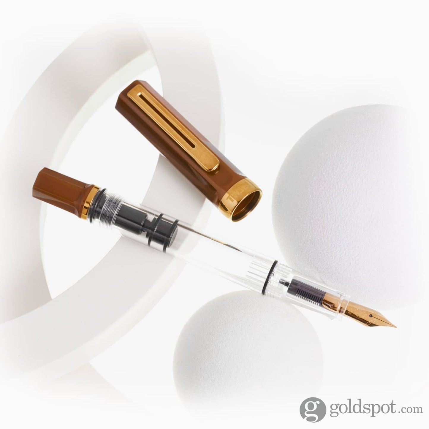 TWSBI Eco Fountain Pen in Espresso with Bronze Fountain Pen