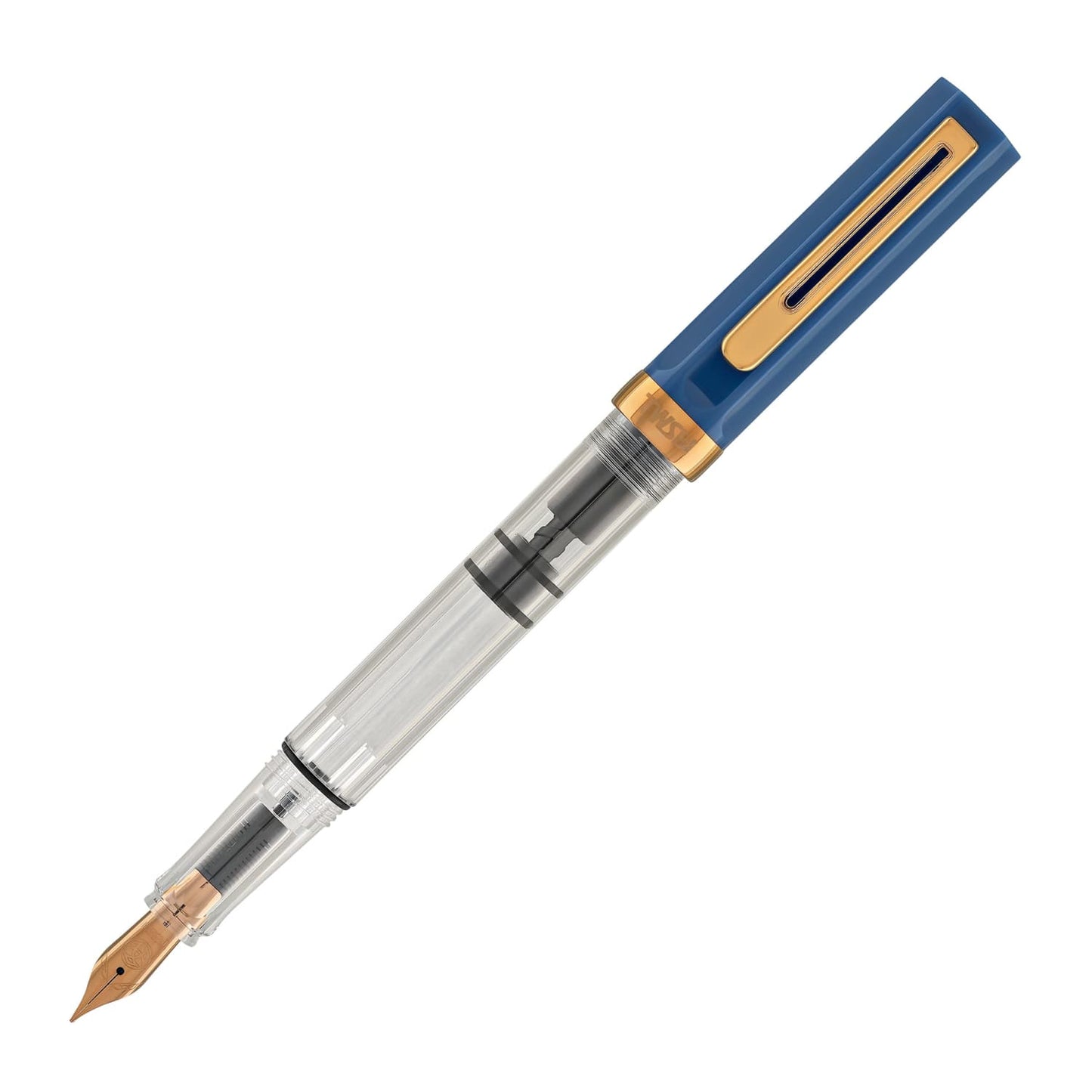 TWSBI Eco Fountain Pen in Indigo Blue with Bronze Trim Fountain Pen