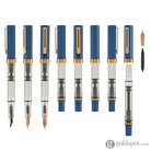 TWSBI Eco Fountain Pen in Indigo Blue with Bronze Trim Fountain Pen