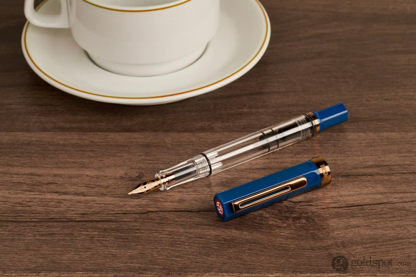 TWSBI Eco Fountain Pen in Indigo Blue with Bronze Trim Fountain Pen