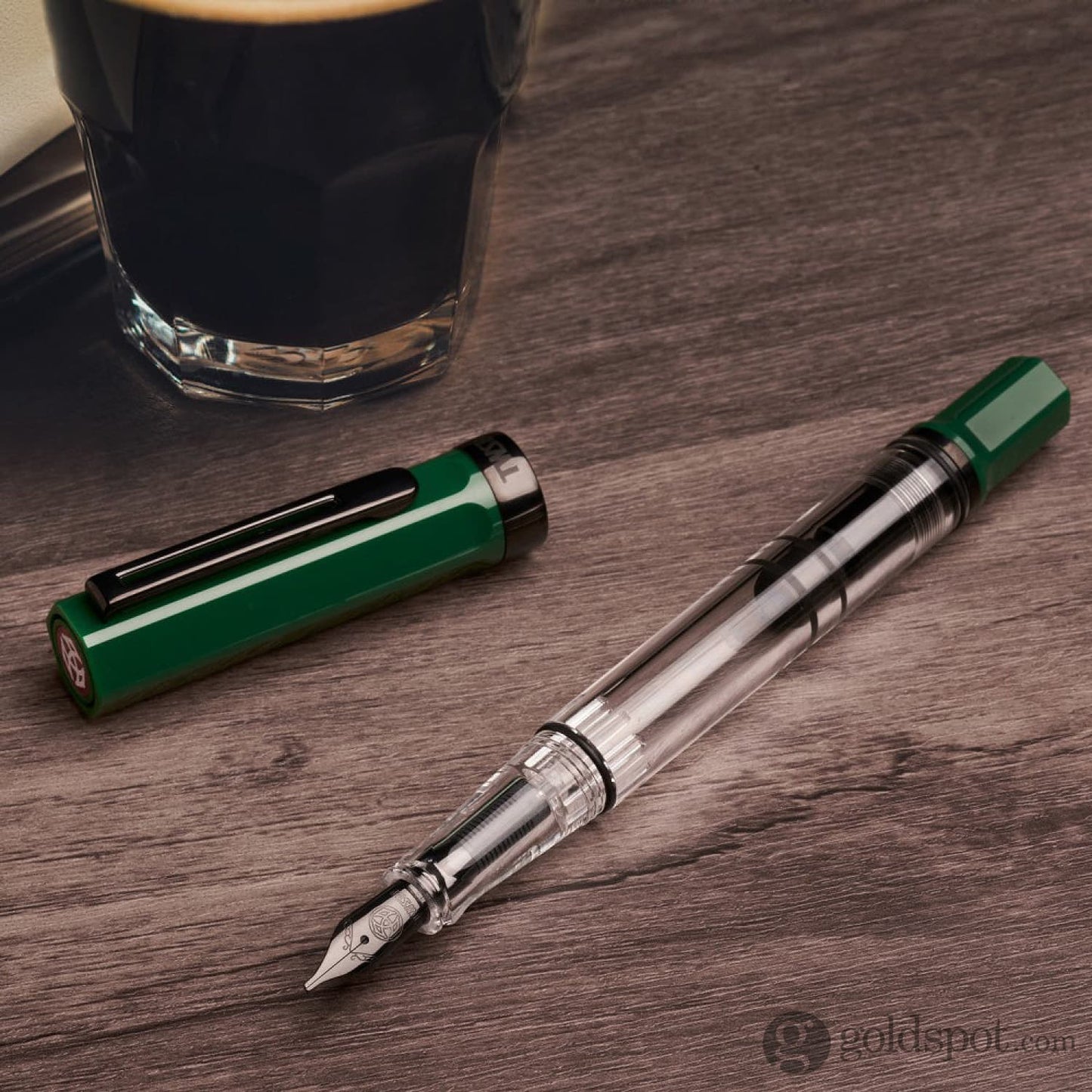 TWSBI Eco Fountain Pen in Irish Green with Onyx Fountain Pen