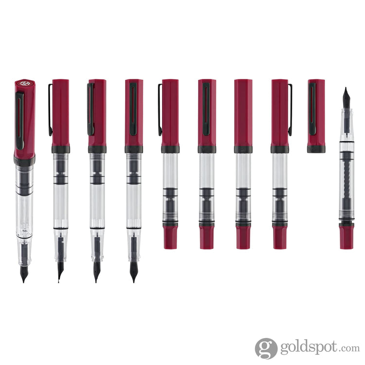 TWSBI Eco Fountain Pen in Plum with Onyx Fountain Pen