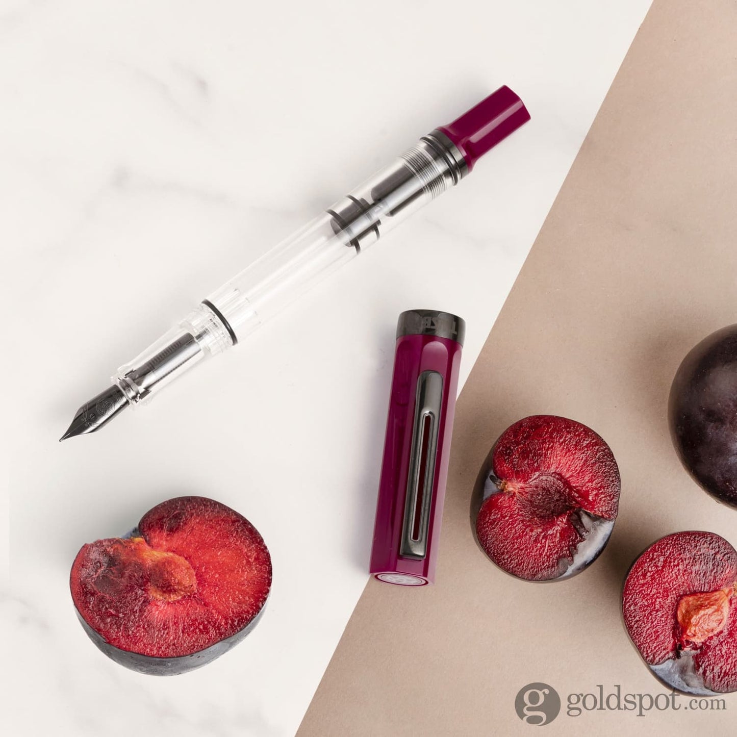 TWSBI Eco Fountain Pen in Plum with Onyx Fountain Pen